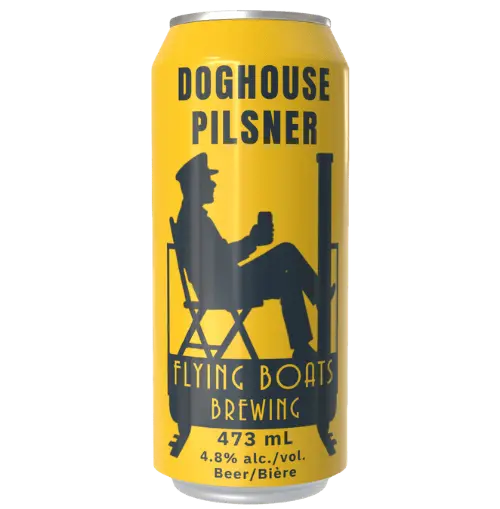 Flying Boats Brewing Doghouse Pilsner