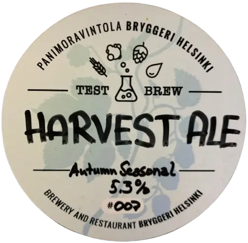 Helsinki Bryggeri Test Brew #007 Harvest Ale