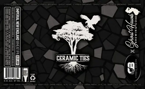 Cypress Brewing Company Ceramic Ties