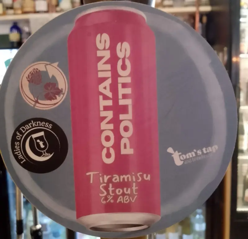 Tom's Tap and Brewhouse Contains Politics