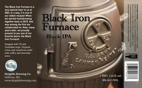 Dirigible Brewing Company Black Iron Furnace