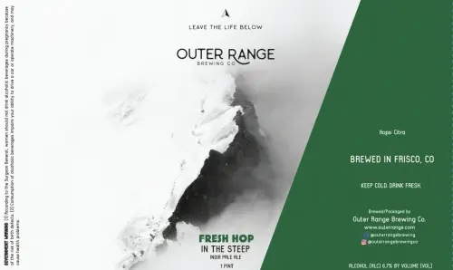 Outer Range Brewing Co. Fresh Hop In the Steep