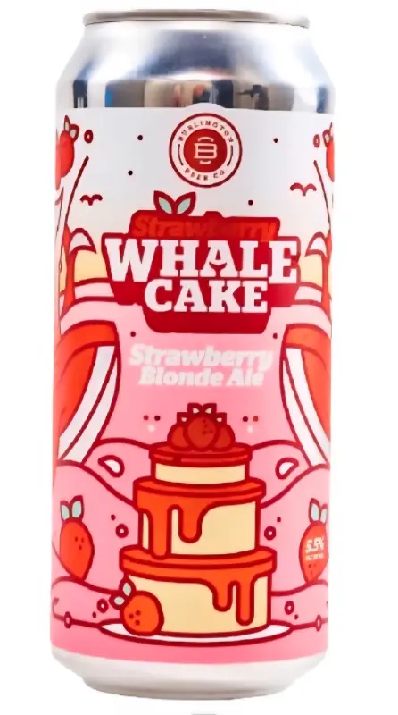 Burlington Beer Company Strawberry Whale Cake