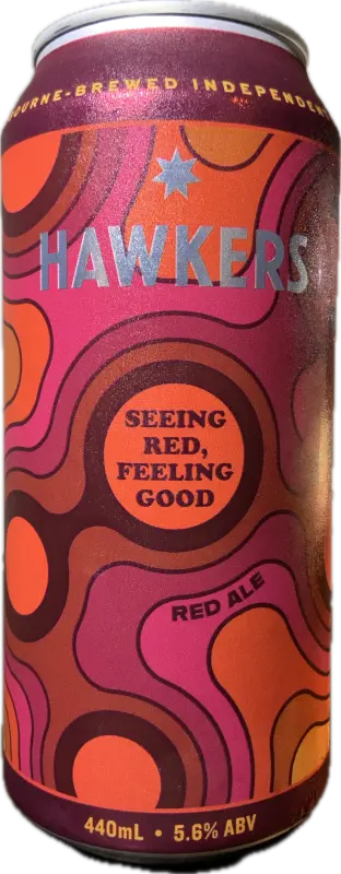 Hawkers Beer Seeing Red, Feeling Good