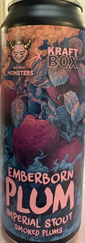 Browar Monsters Emberborn plum Imperial Stout Smoked Plums