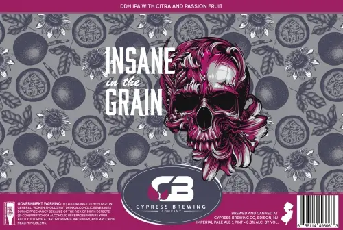 Cypress Brewing Company Insane In the Grain - Passionfruit