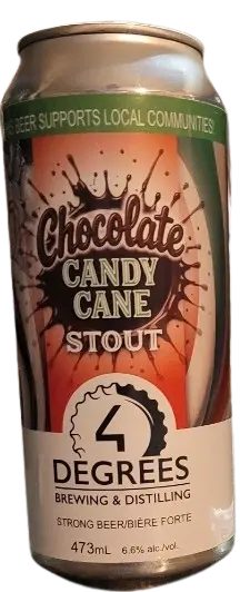 4 Degrees Brewing Company [4°] Chocolate Candy Cane Stout