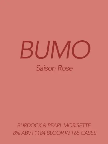 Burdock Bumo Saison Rose