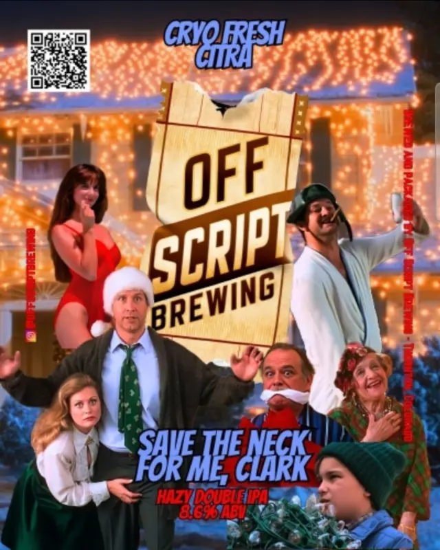 Off Script Brewing Save the Neck For Me, Clark