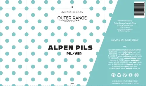 Outer Range Brewing Co. Alpen Pils