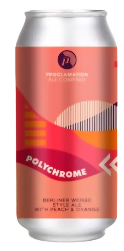 Proclamation Ale Company Polychrome - Peach and Orange