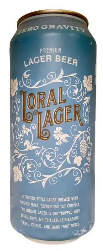Zero Gravity Craft Brewery Loral Lager