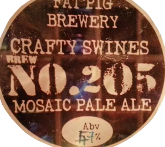 Fat Pig Brewery No. 205 Mosaic Pale Ale