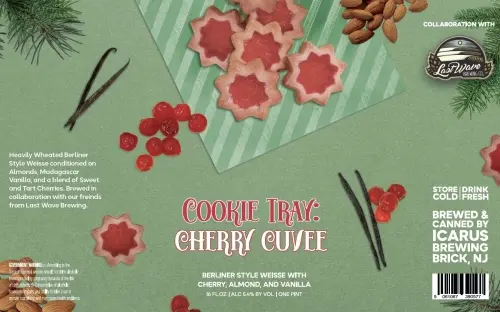 Icarus Brewing Cookie Tray: Cherry Cuvee