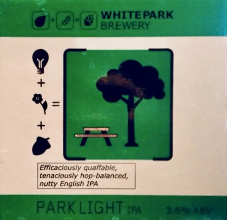 White Park Brewery Park Light IPA