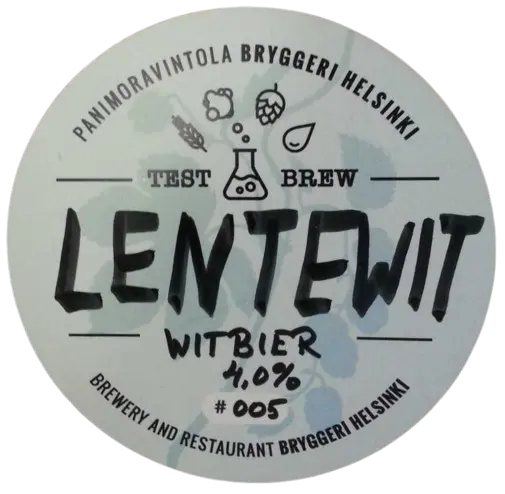 Helsinki Bryggeri Test Brew #005 Lentewit