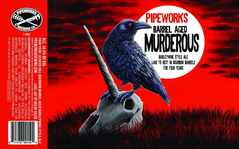 Pipeworks Brewing Company Barrel Aged Murderous
