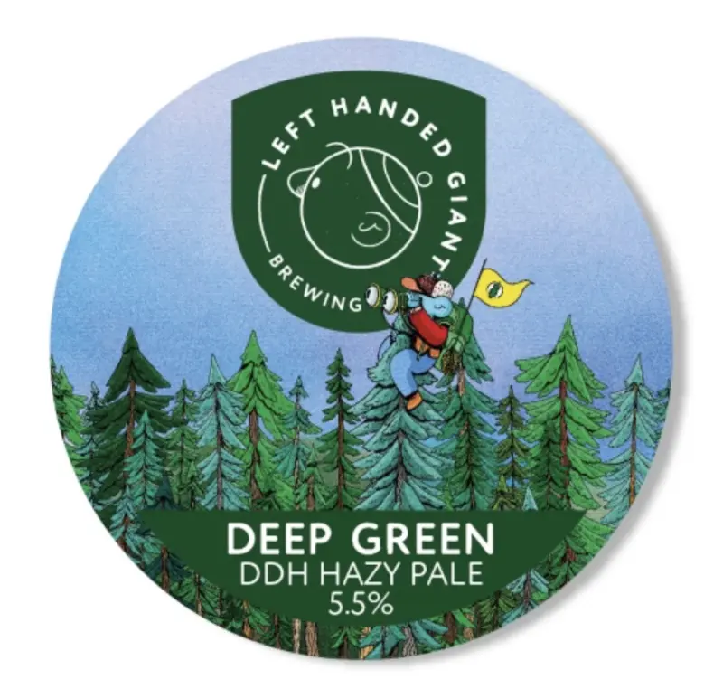 Left Handed Giant Brewing Co. Deep Green