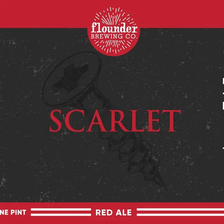 Flounder Brewing Company Scarlet Red
