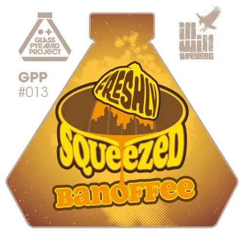 CoolHead Brew Glass Pyramid Project Freshly Squeezed: Banoffee