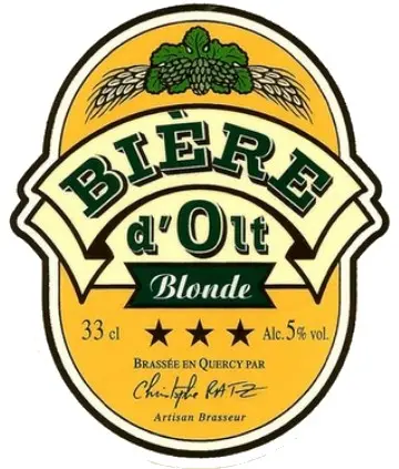 Brasserie Artisanale Ratz Bière d'Olt Blonde