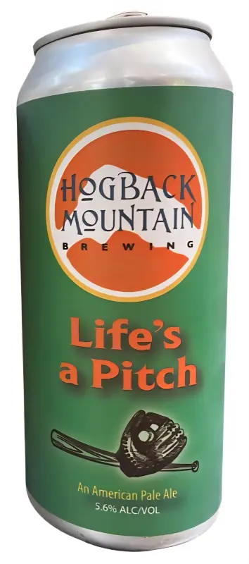 Hogback Mountain Brewing Life's A Pitch
