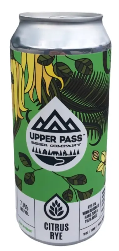 Upper Pass Beer Company Citrus Rye