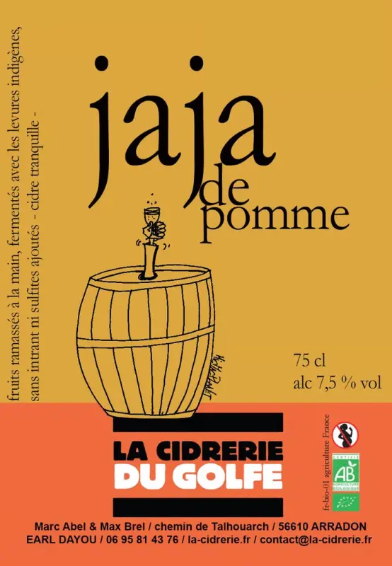 La Cidrerie du Golfe Jaja de Pomme