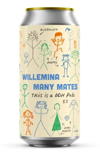 Pretty Decent Beer Co. Willemina Many Mates