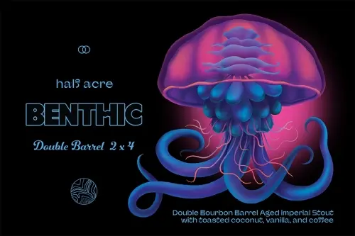 Half Acre Beer Company Benthic - Double Barrel 2 x 4
