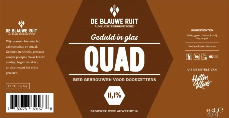 Brouwerij De Blauwe Ruit Quad