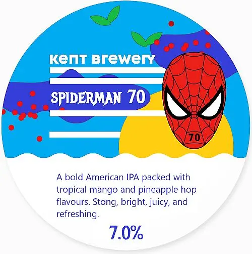 Kent Brewery Spiderman 70