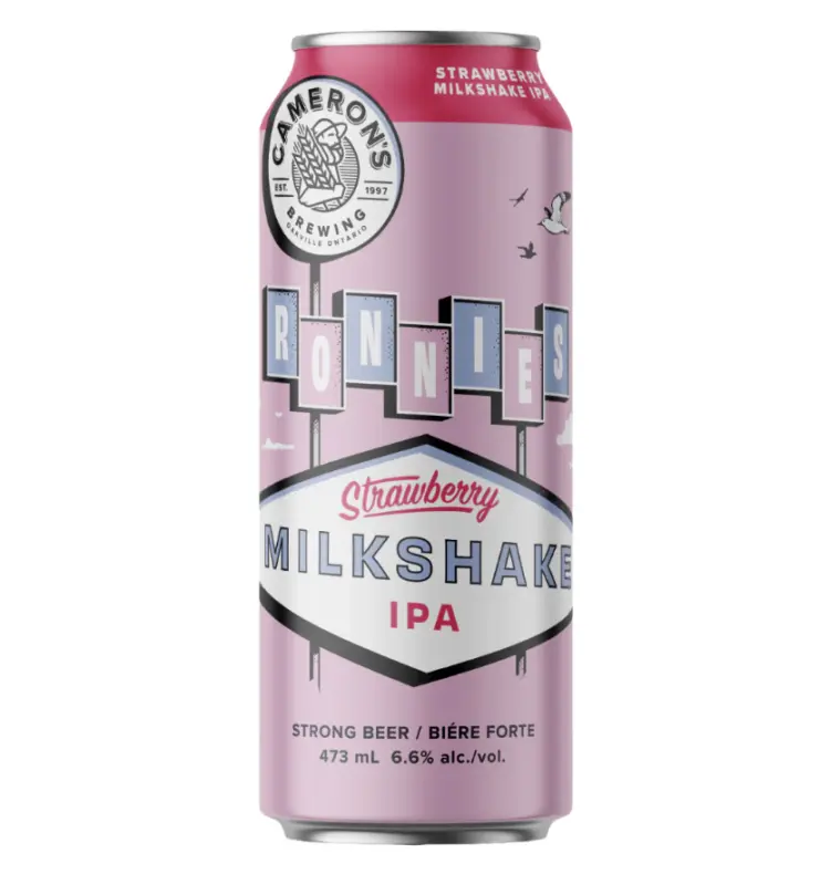 Cameron’s Brewing (ON) Ronnie's Strawberry Milkshake IPA