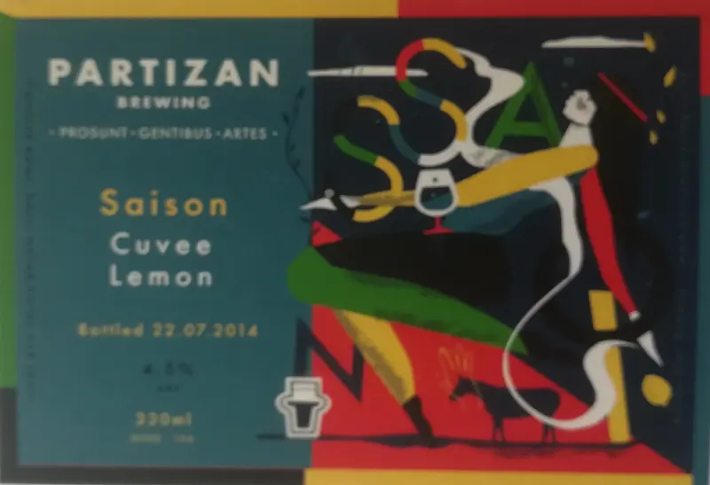 Partizan Brewing Saison Cuvée - Lemon
