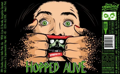 Beer Zombies Brewing Company Hopped Alive
