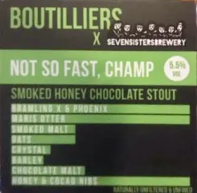 Boutilliers Not So Fast, Champ