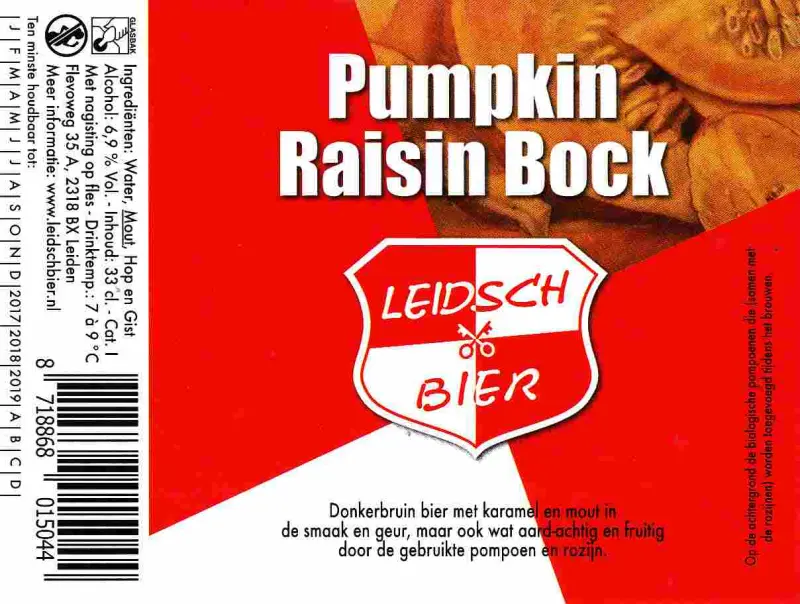 Leidsch Bier Pumpkin Raisin Bock