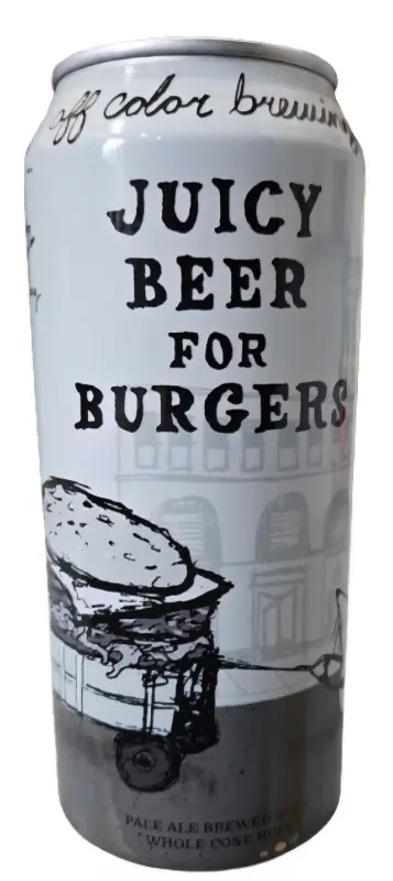 Off Color Brewing Juicy Beer For Burgers