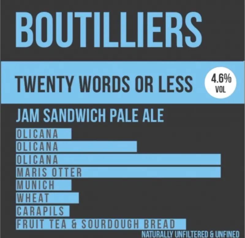 Boutilliers Twenty Words or Less