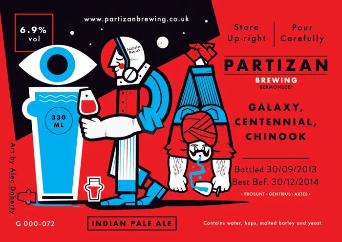 Partizan Brewing IPA - Galaxy Centennial Chinook