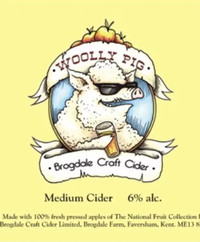 Brogdale Craft Cider Woolly Pig Medium Cider
