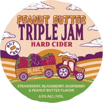 Blake's Hard Cider Co. Peanut Butter Triple Jam