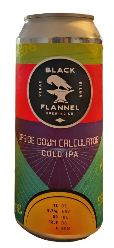Black Flannel Brewing Company Upside Down Calculator