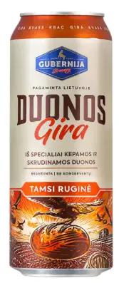 Gubernija Duonos Gira Tamsi Ruginė