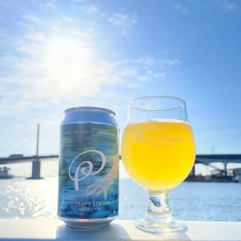 Paint Palette Brewing Whispering Stream