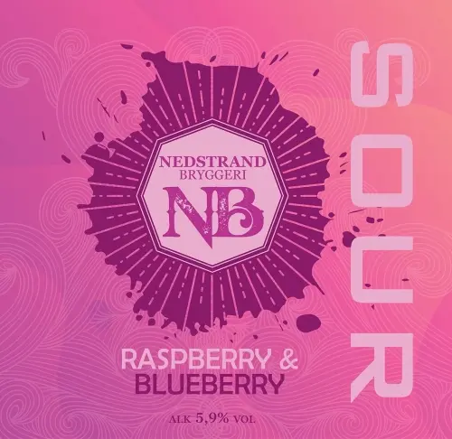 Nedstrand Bryggeri Sour Raspberry & Blueberry