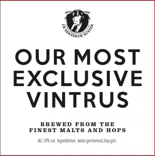 Amsterdamsche Stoombierbrouwerij De Bekeerde Suster Vintrus 2017
