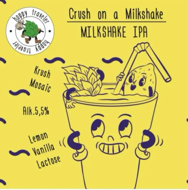 Hoppy Traveler Crush on a Milkshake