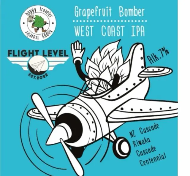 Hoppy Traveler Grapefruit Bomber