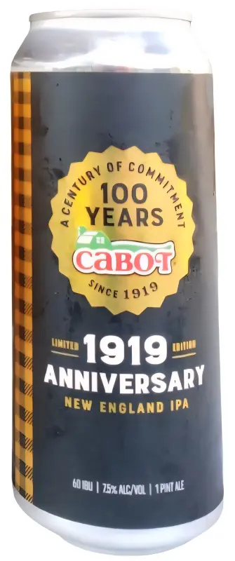 Rock Art Brewery Cabot 1919 Anniversary